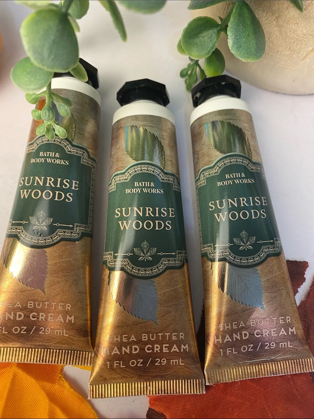 “Sunrise Woods” Bath & Body Works New Shea Butter Hand Creams X 3